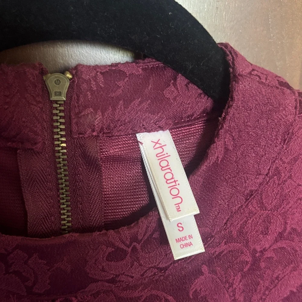 Lace Dress Burgundy/Deep Red - Picture 4 of 7